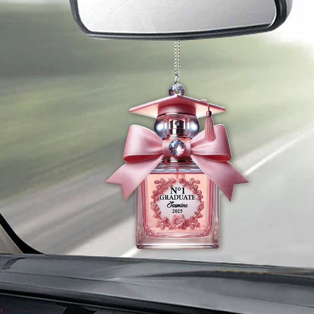 No1 Graduate - Personalized Graduation Car Ornament