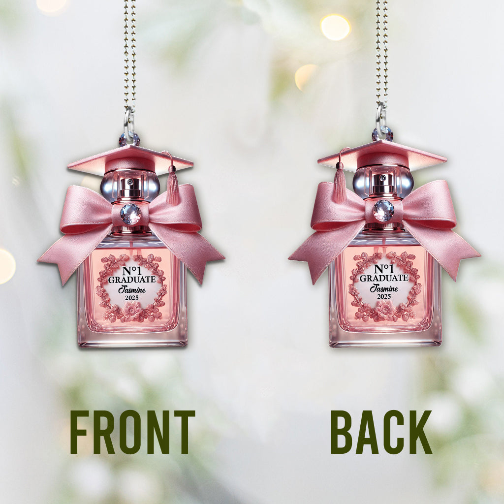 No1 Graduate - Personalized Graduation Car Ornament