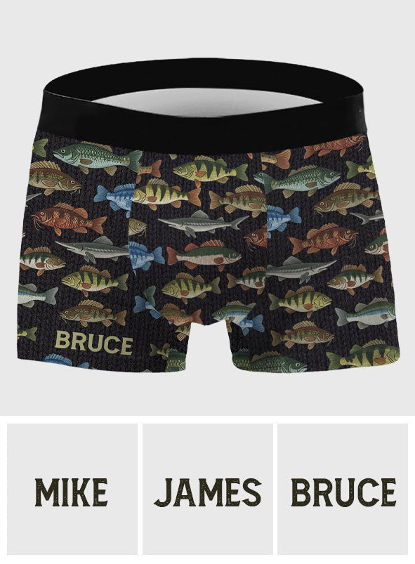 Passionné de pêche ? Boxers personnalisés pour hommes