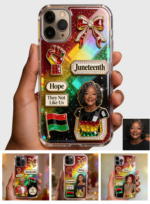 Ils ne nous aiment pas - Coque de téléphone shaker personnalisée afro-américaine