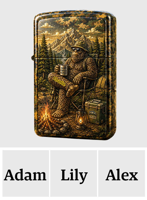 Camping Geschenkidee - Personalisierter Camping Feuerzeug