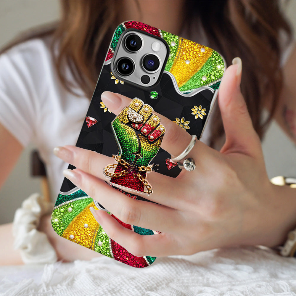 They Not Like Us - Personalized Juneteenth Full Print Phone Case & Phone Grip
