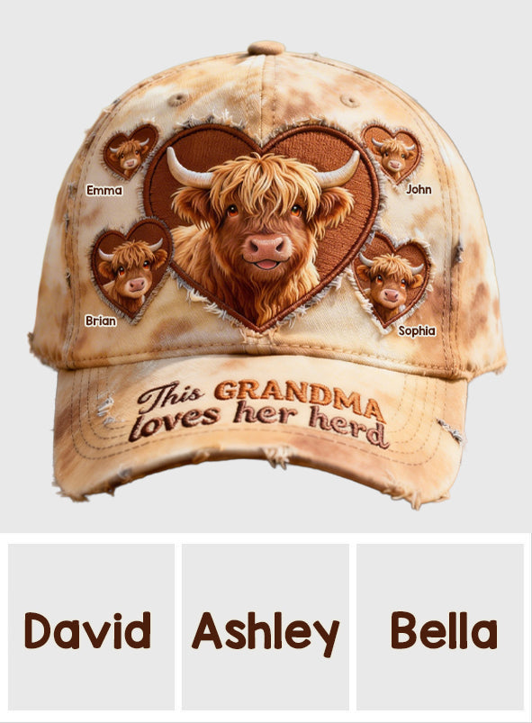 This Mama Loves Her Herd - Personalized Mother Classic Cap