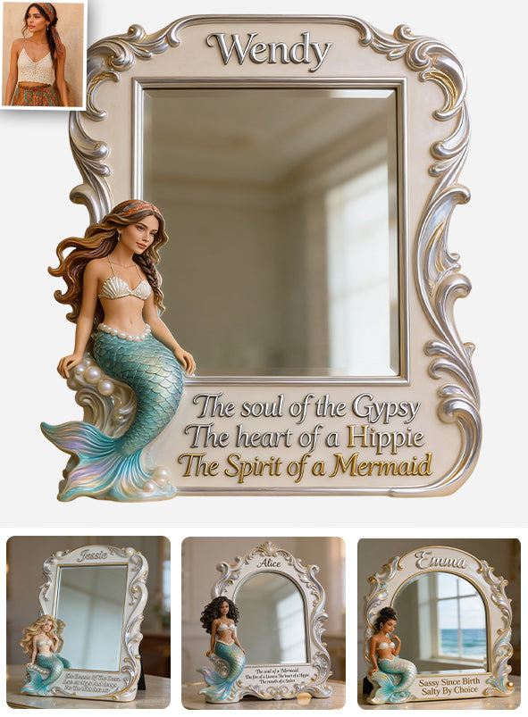 Soyez une Sirène - Miroir de Bureau Personnalisé
