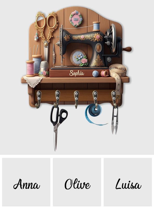 Mon endroit préféré - Porte-clés personnalisé pour la couture