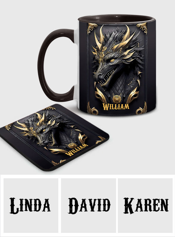 Love Dragons - Personalized Dragon Accent Mug