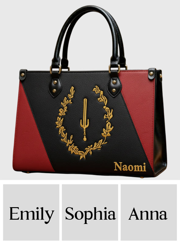 Black American Heritage Proud History Month - Personalized African American Leather Handbag