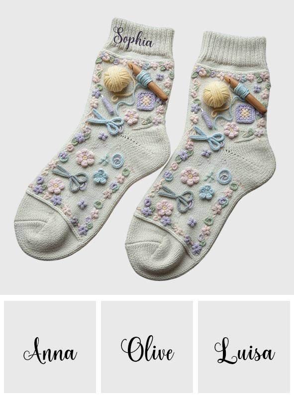 Love Crocheting - Personalized Crocheting Socks