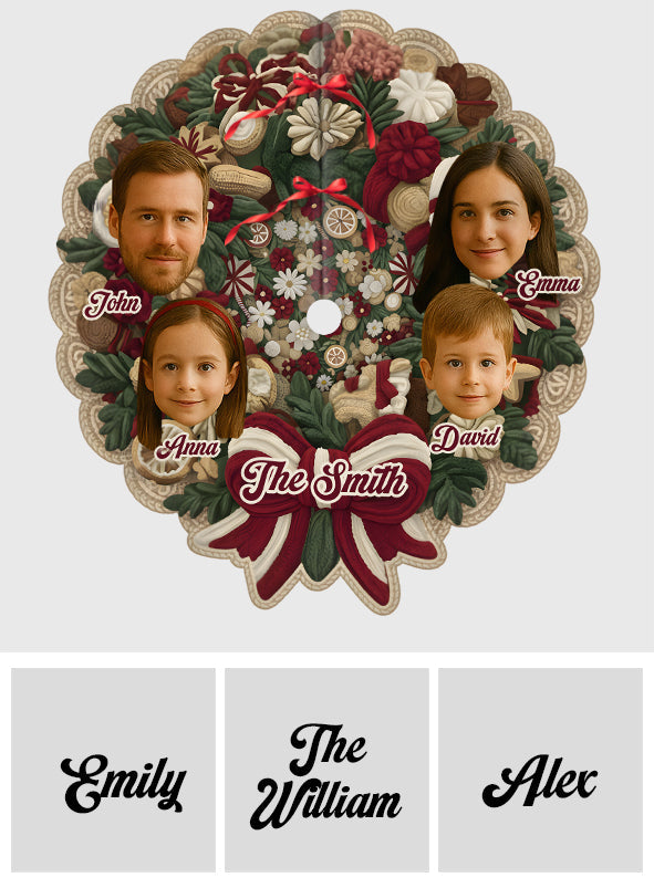 This Is Us - Personalized Family Shaped Tree Skirt