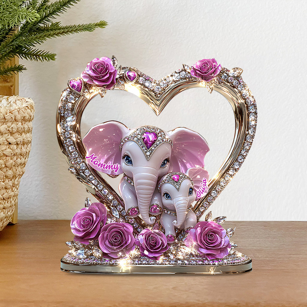Best Mom Ever - Personalized Mother Custom Shaped Acrylic Plaque