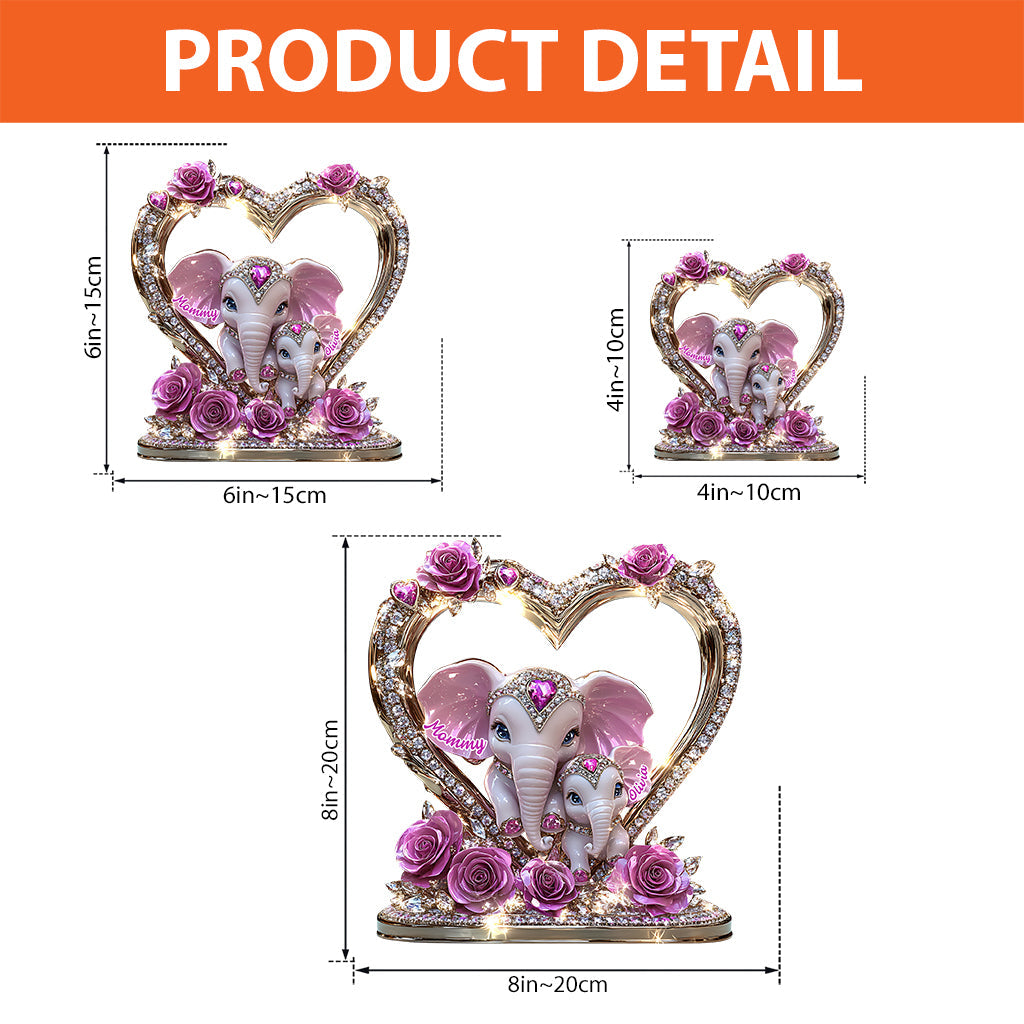 Best Mom Ever - Personalized Mother Custom Shaped Acrylic Plaque
