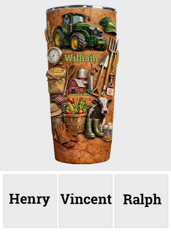 Farmer Gift Idea - Personalized Farmer Tumbler