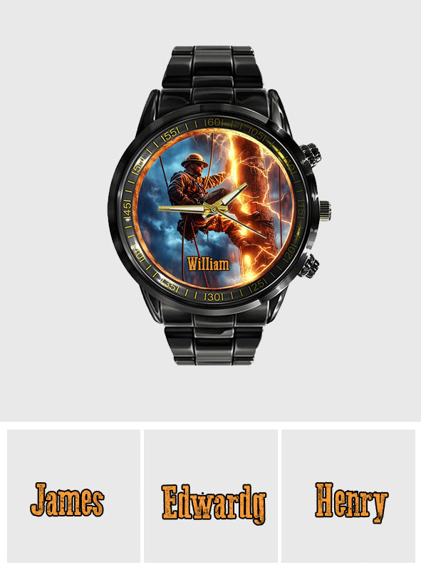 Geschenk für Monteure – Papa, Ehemann, Sohn... – Personalisierte Monteur-Handuhr