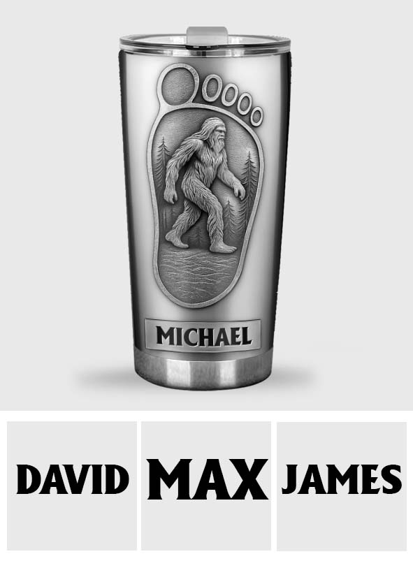 Sasquatch I Believe - Personalized Hiking Tumbler