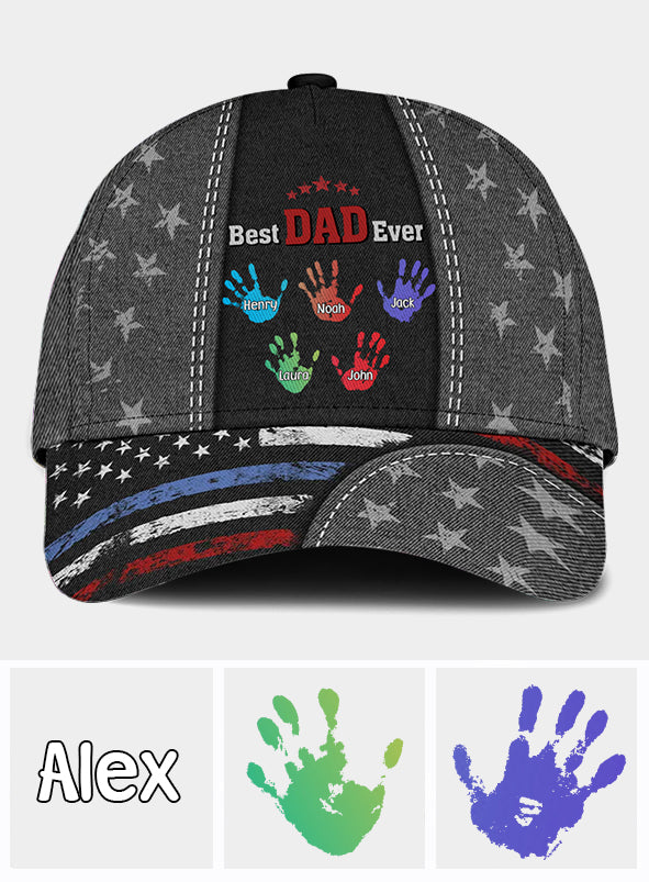 Best Dad Ever - Personalized Father Classic Cap