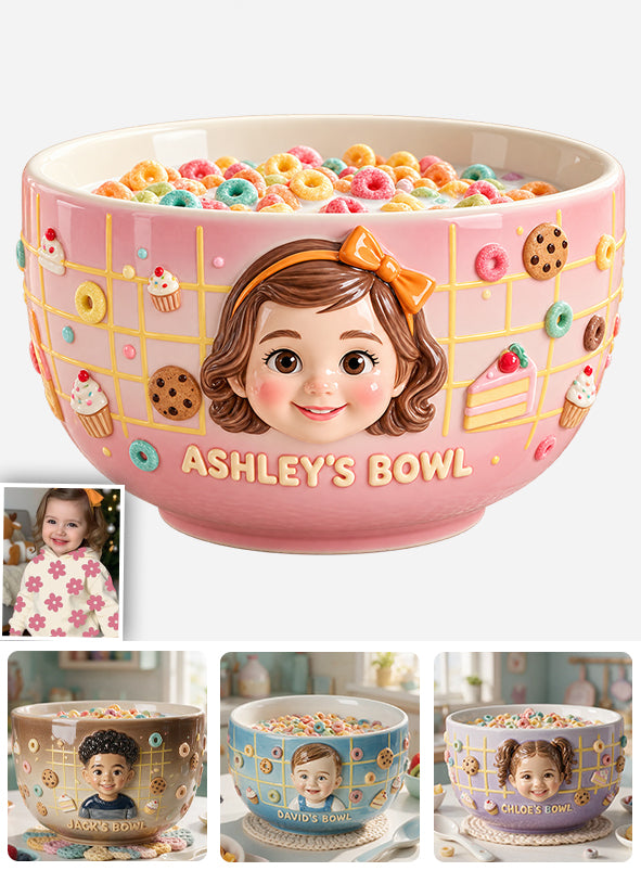 My Cereal Bowl - Personalized Kid Ceramic Bowl