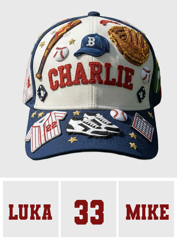 Joueur de baseball - Casquette de baseball classique personnalisée