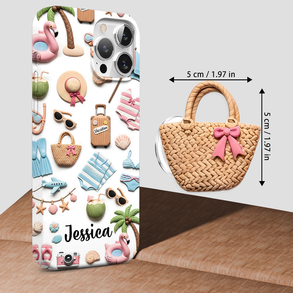 Beach Lovin' Girl - Personalized Sea Lover Full Print Phone Case