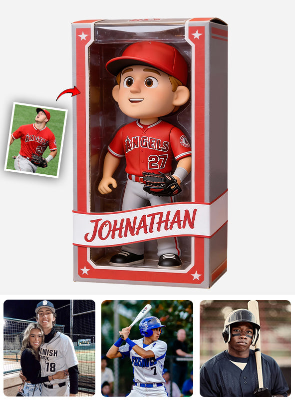 Love Baseball - Personalized Baseball Custom Shaped Acrylic Plaque