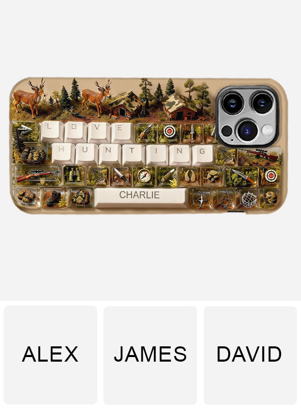 Jagdgeschenk – Personalisierte Handyhülle mit Jagdmotiv
