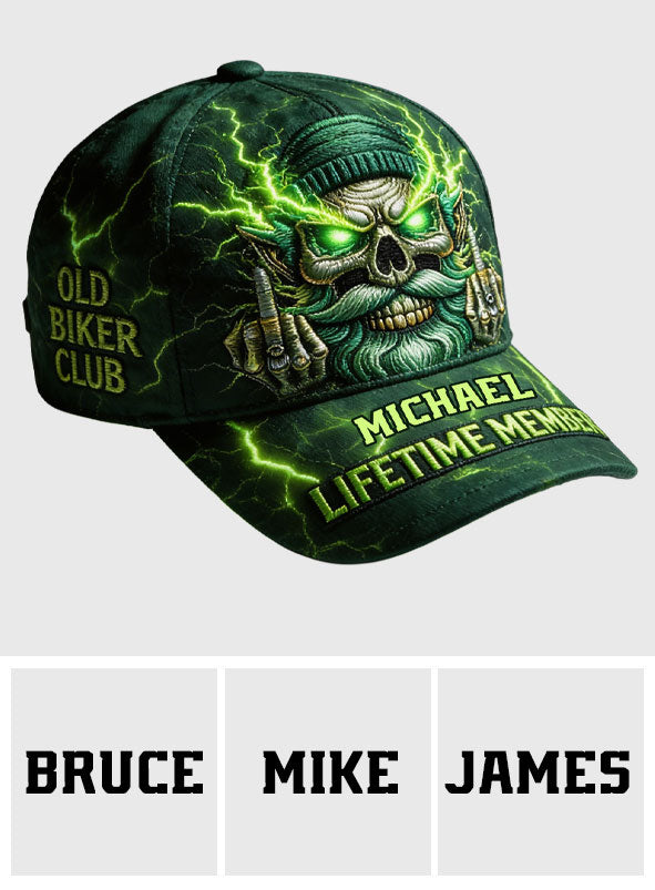 Old Bikers Club - Personalized Biker Classic Cap