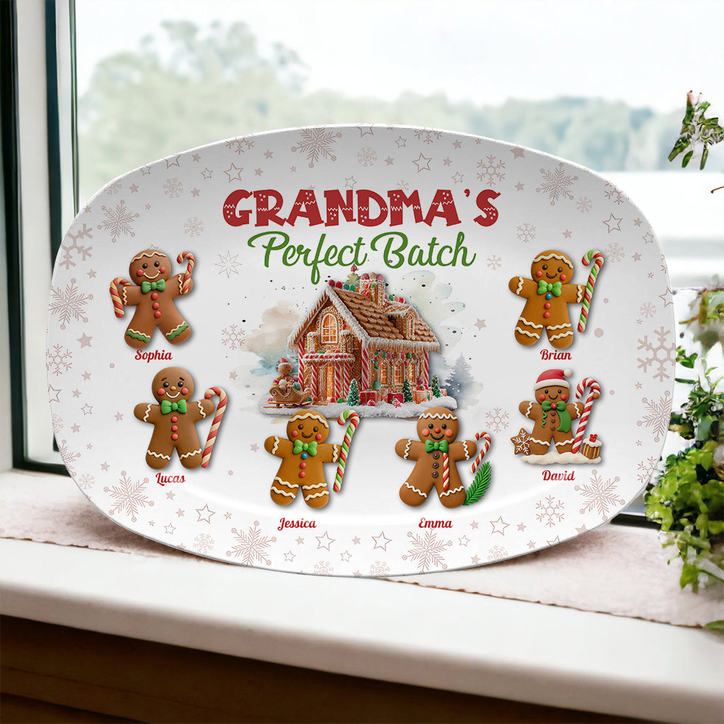 Grandma's Perfect Batch - Personalized Grandma Plate