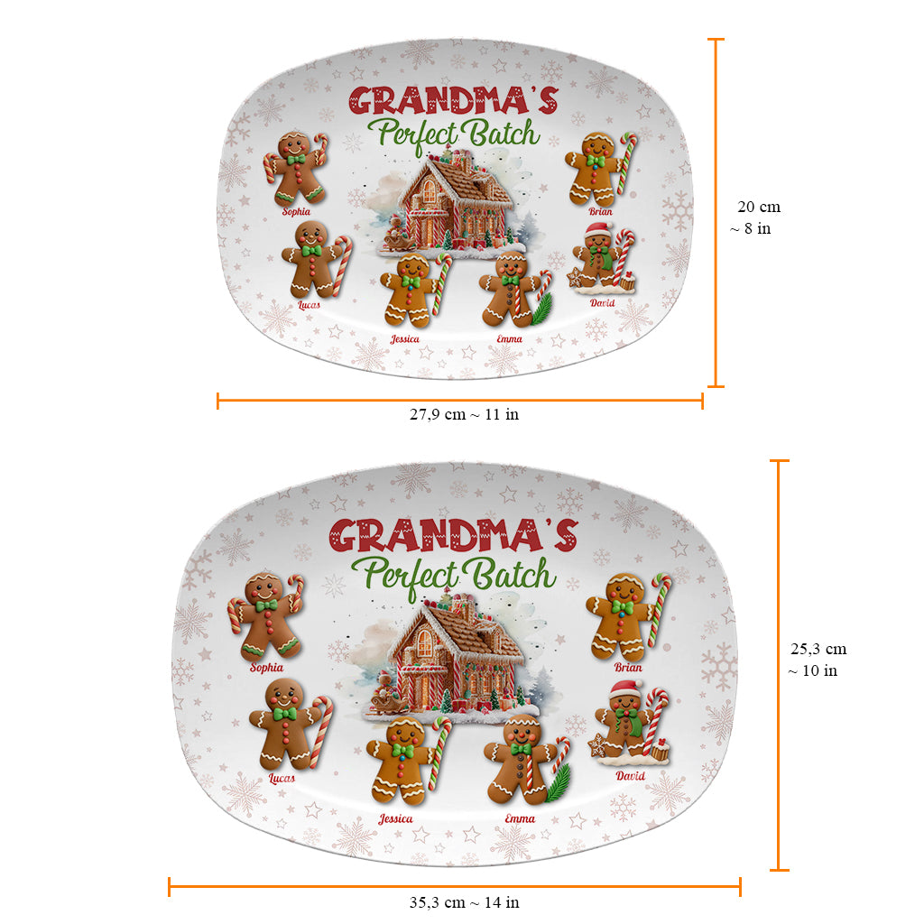 Grandma's Perfect Batch - Personalized Grandma Plate