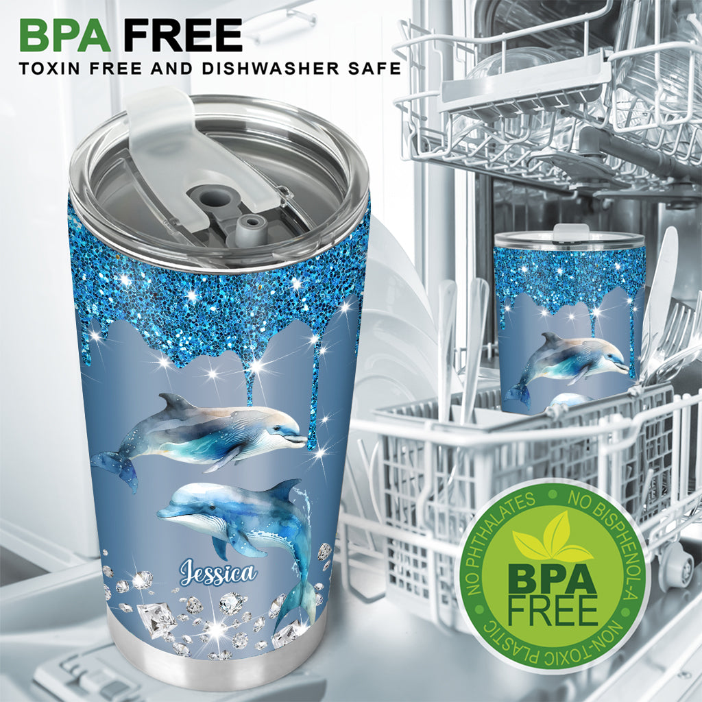 Beautiful Dolphins/ Turtles/ Whale... Gift For Sea Lover - Personalized Sea Lover Tumbler