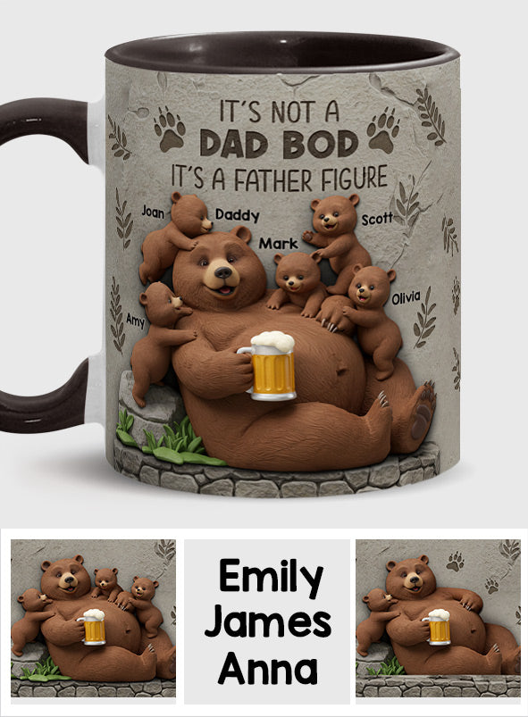 It's Not A Dad Bod - Personalized Father Accent Mug