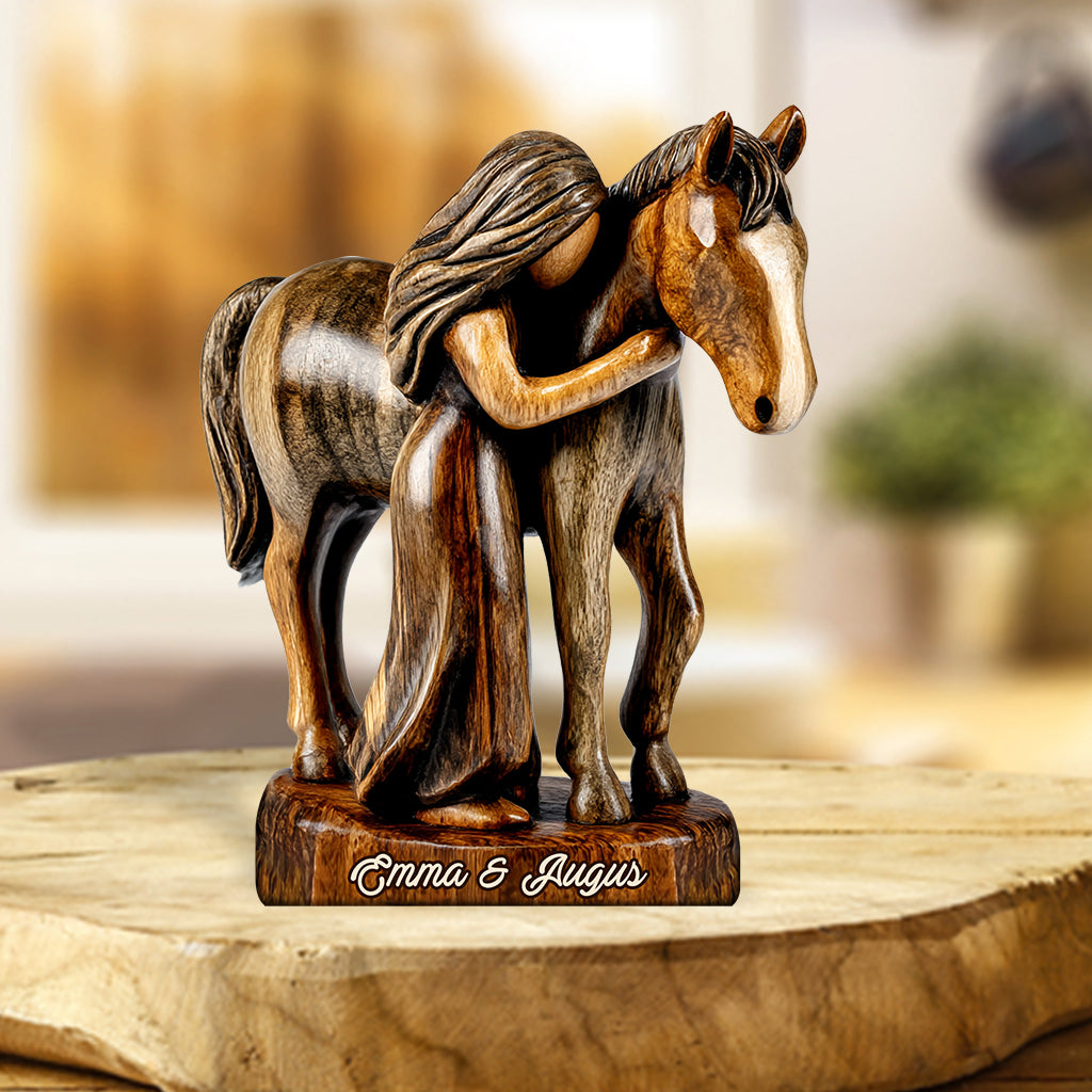 Horse Lovers - Personalized Horse Custom Shaped Acrylic Plaque