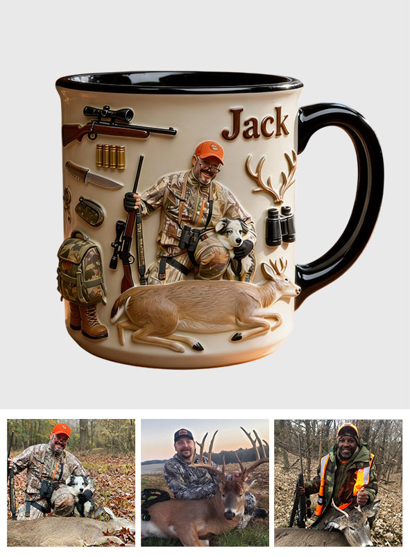 Mug personnalisé à partir de n'importe quelle photo - Coffret de chasse avec agitateurs en acrylique