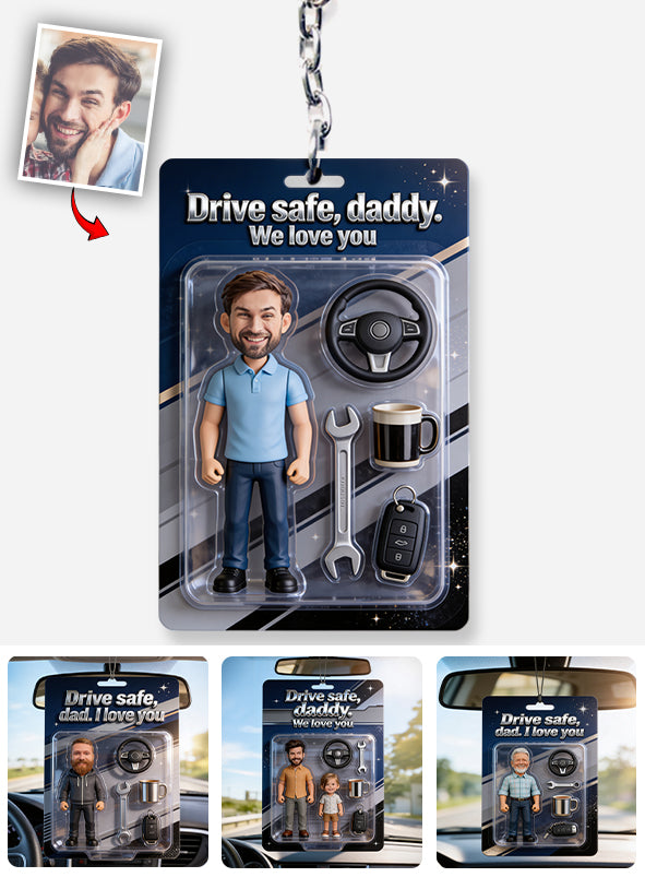Father Gift - Personalized Father Car Ornament
