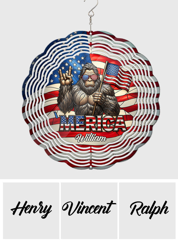 Merica 4 juillet - Girouette Bigfoot personnalisée