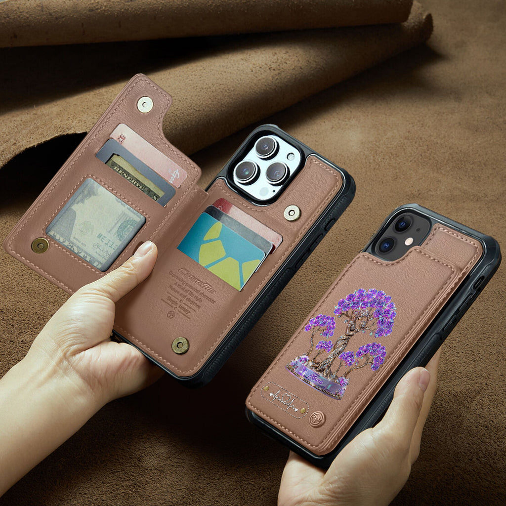 Best Mom Ever - Personalized Mother Wallet Phone Case