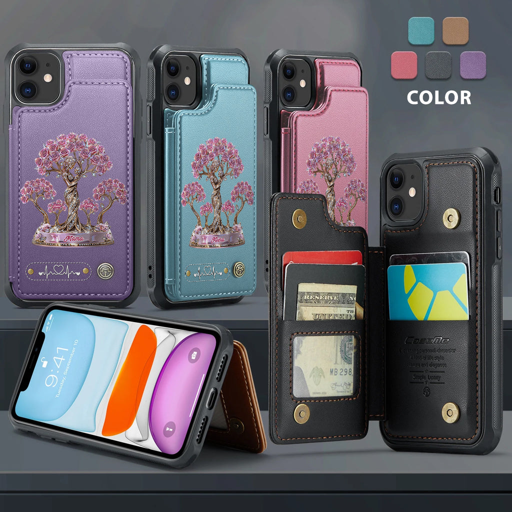 Best Mom Ever - Personalized Mother Wallet Phone Case