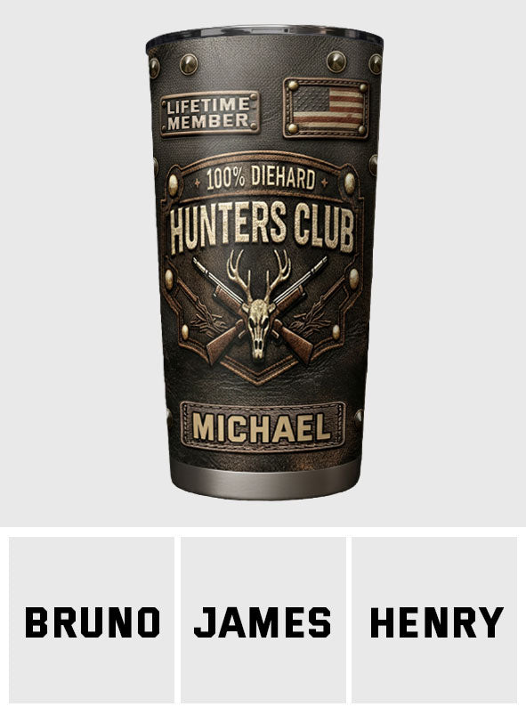 Die Hard Hunter Club – Personalisierter Jagdbecher