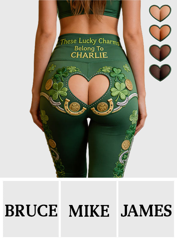 Hot St Patrick's Day Costume - Personalized Spicy Couple Leggings