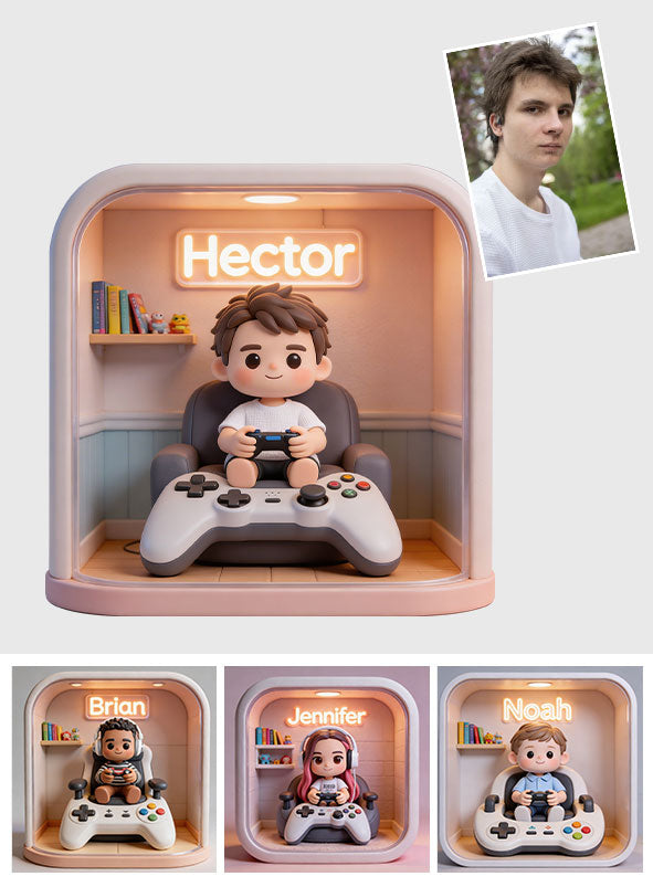 Gamer Corner - Personalized Video Game Custom Shaped Acrylic Plaque