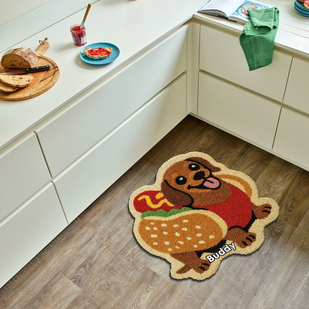 Any Photo Into Rug - Personalized Dog Non-Slip Tufted Rug