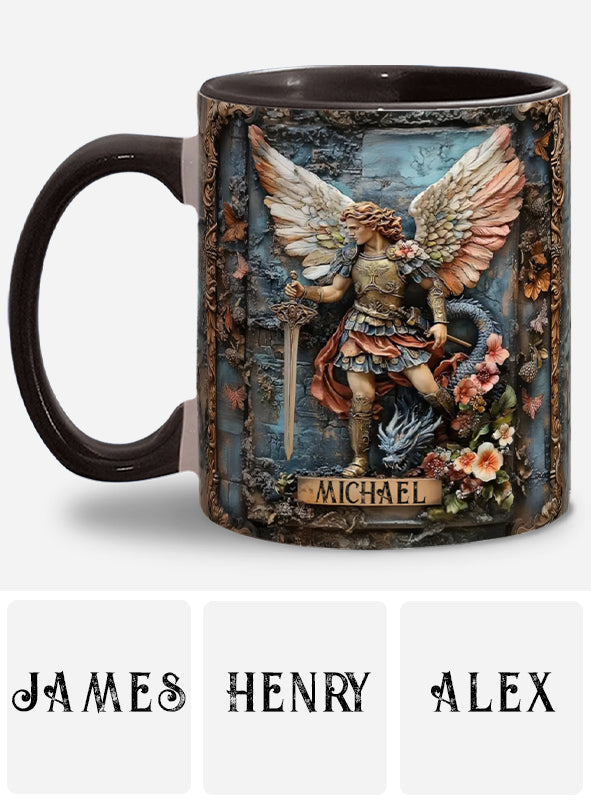 Archangel Michael - Personalized Christian Accent Mug