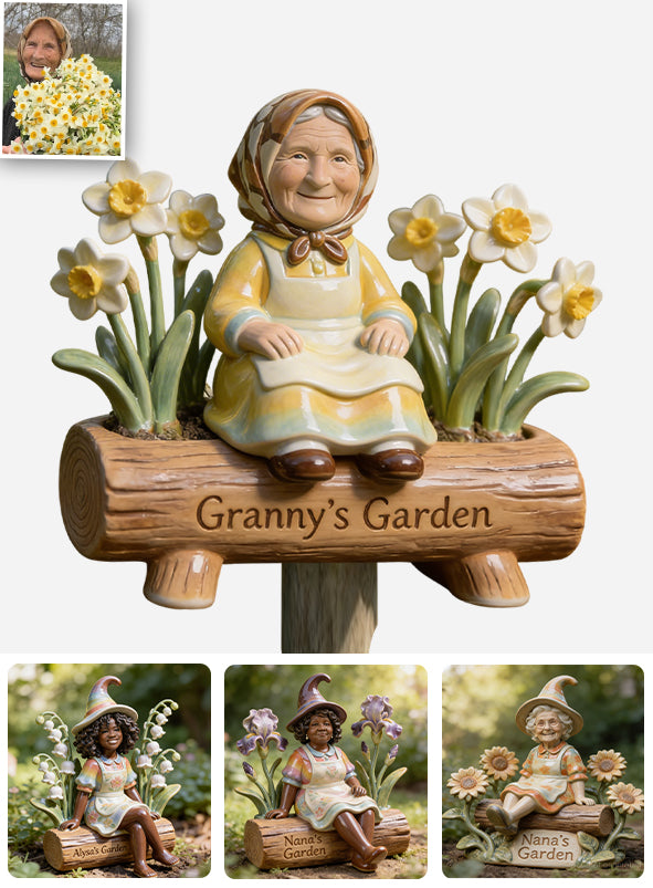 Custom Garden Gnome - Personalized Gardening Acrylic Garden Sign/ Acrylic Plaque Sign