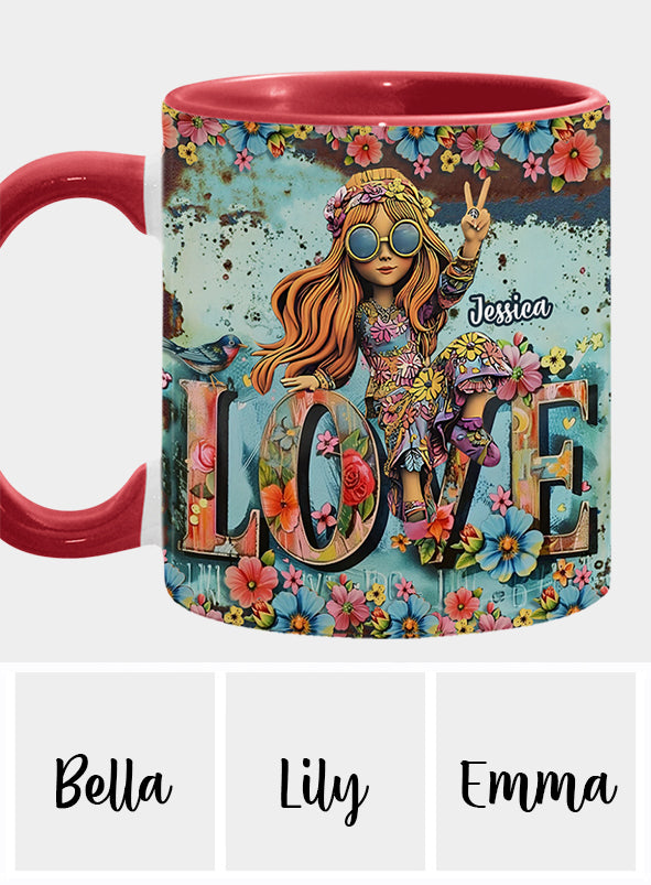 Hippie Soul - Personalized Hippie Accent Mug