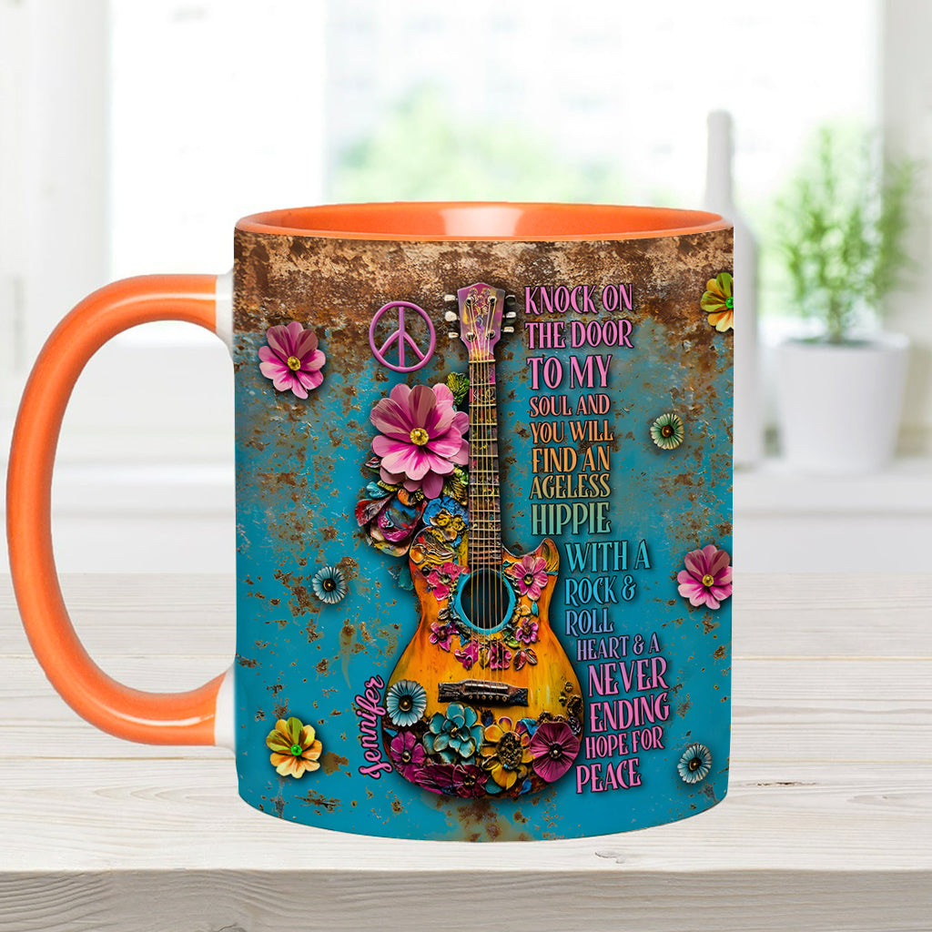 Hippie Soul - Personalized Hippie Accent Mug