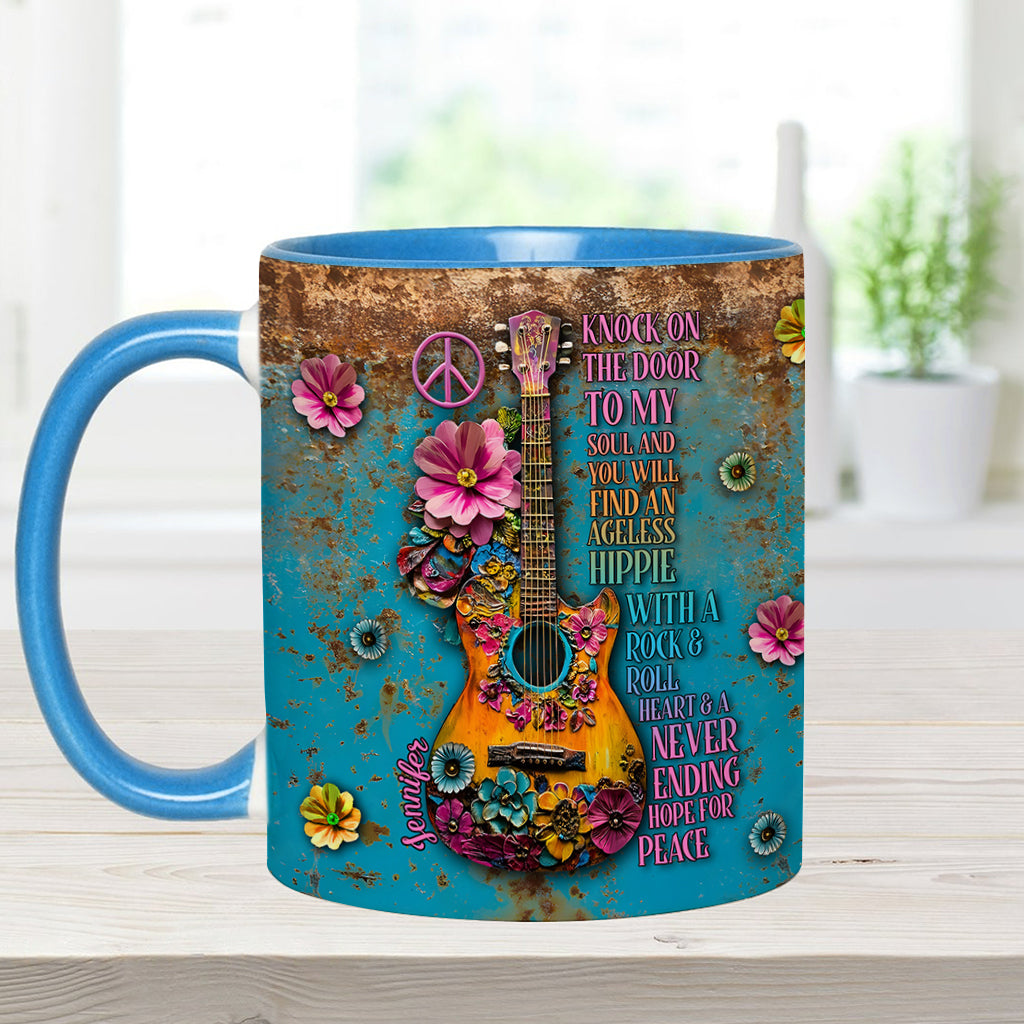 Hippie Soul - Personalized Hippie Accent Mug