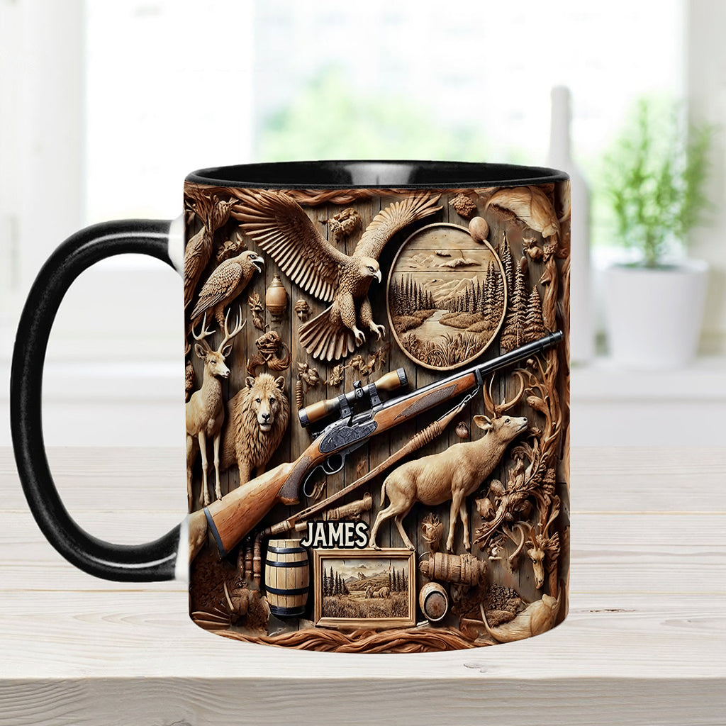 Love Hunting - Personalized Hunting Accent Mug