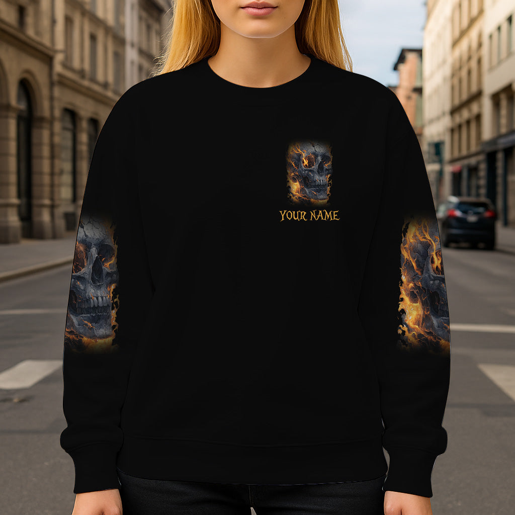 Glowing Skeleton - Personalized Skull All Over Shirt