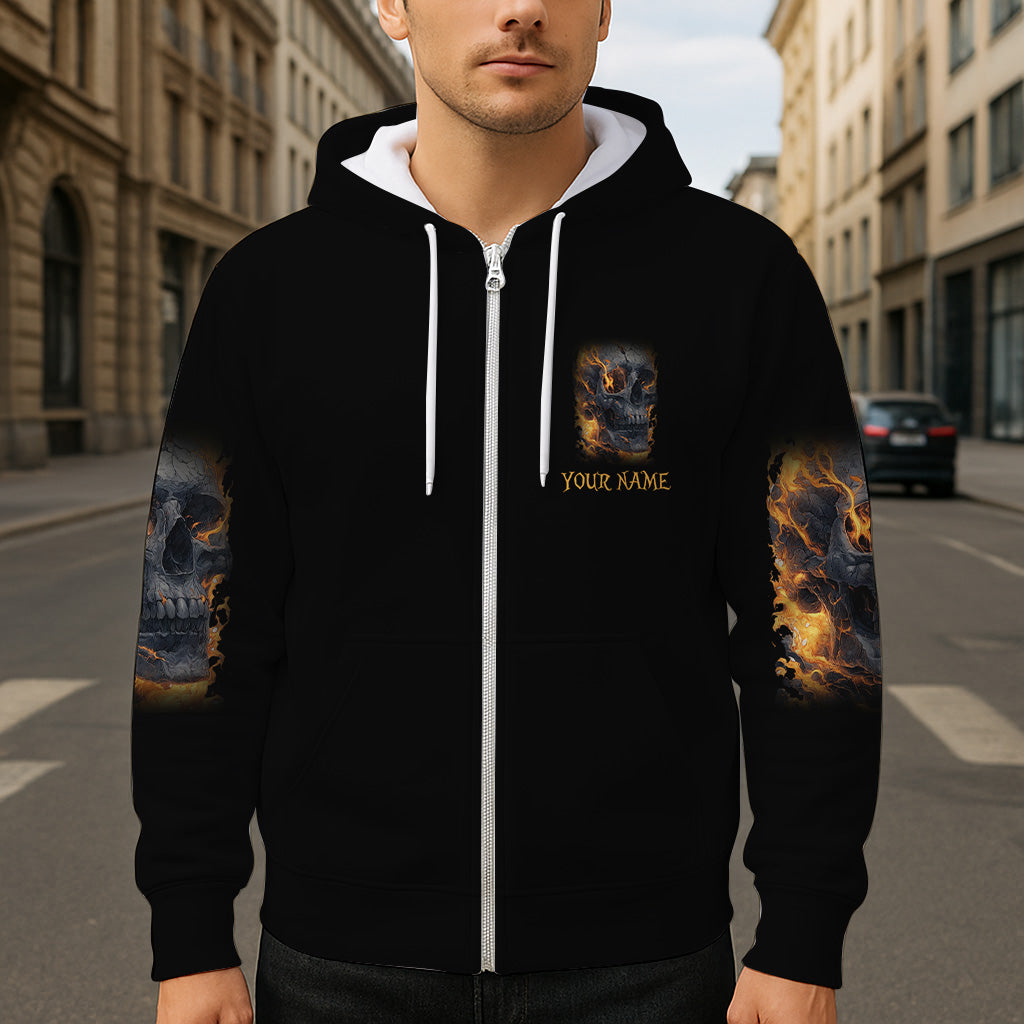 Glowing Skeleton - Personalized Skull All Over Shirt