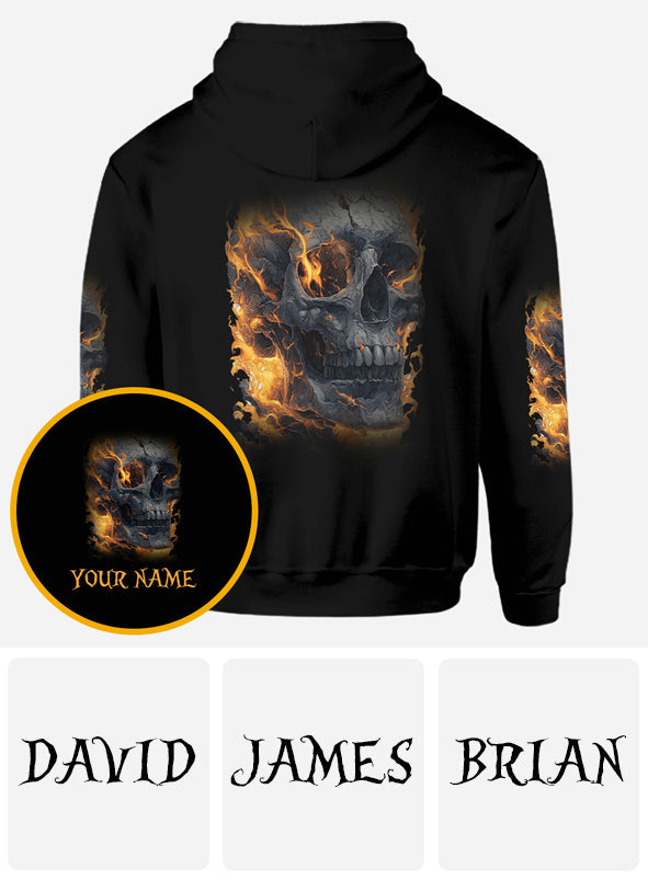 Glowing Skeleton - Personalized Skull All Over Shirt