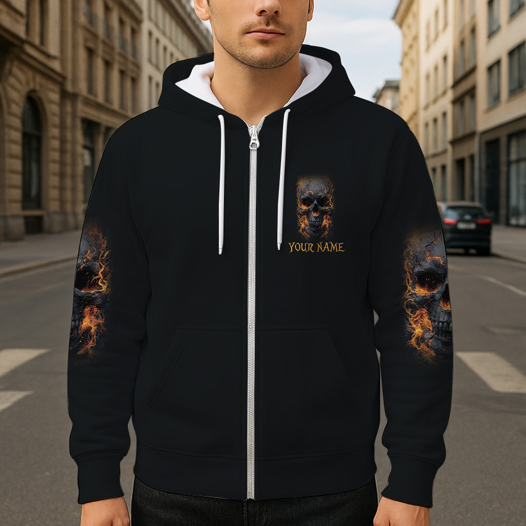 Glowing Skeleton - Personalized Skull All Over Shirt