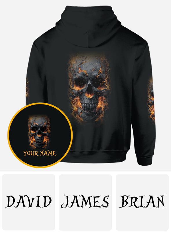Glowing Skeleton - Personalized Skull All Over Shirt
